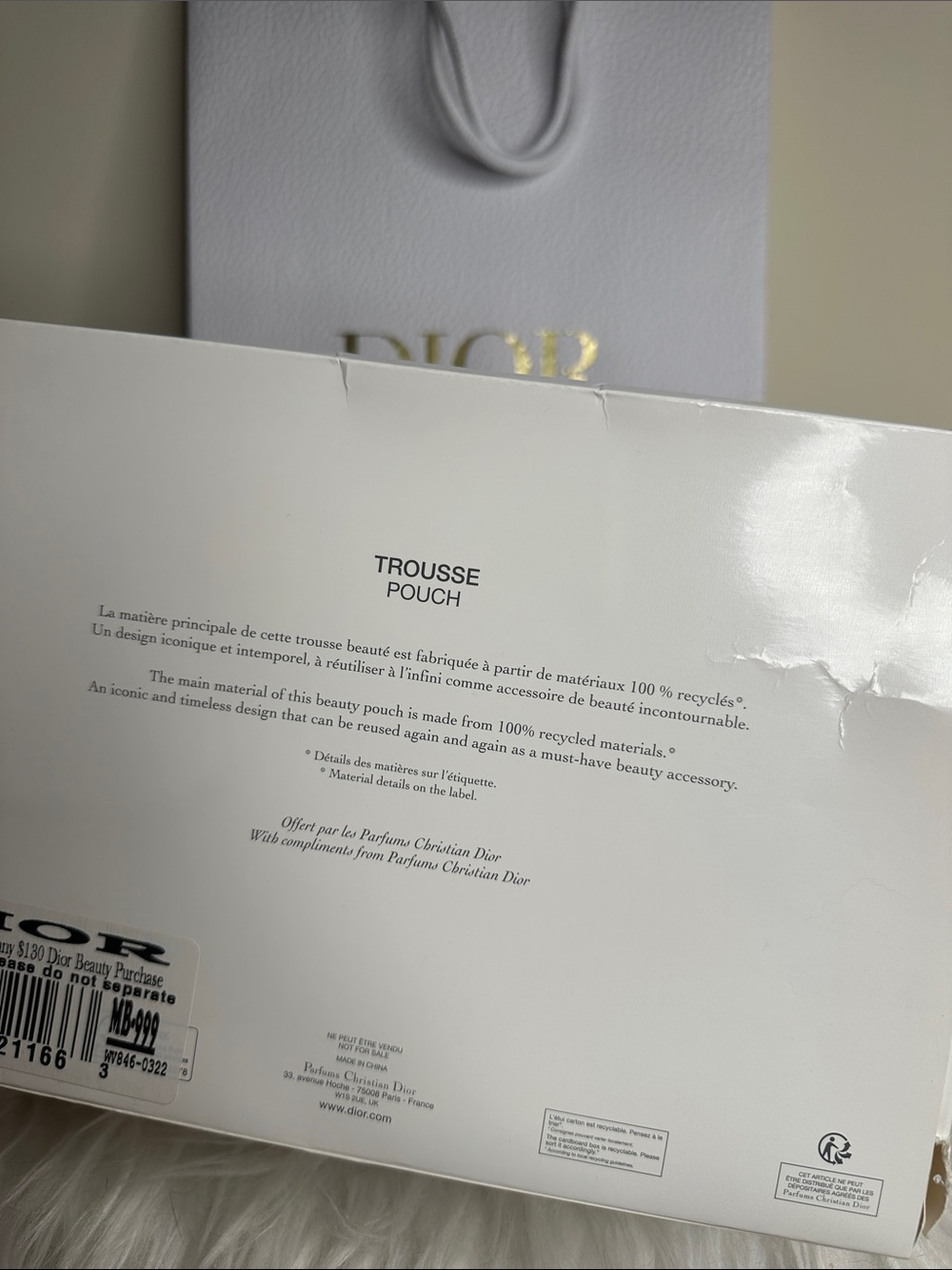 Dior Beauty Cosmetic Pouch - Picture 5 of 6